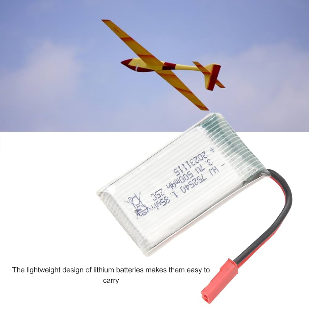 ✩.*˚RC✩.*˚ RC Drone Lithium Battery,500mAh 3.7V RC Drone Battery 752540